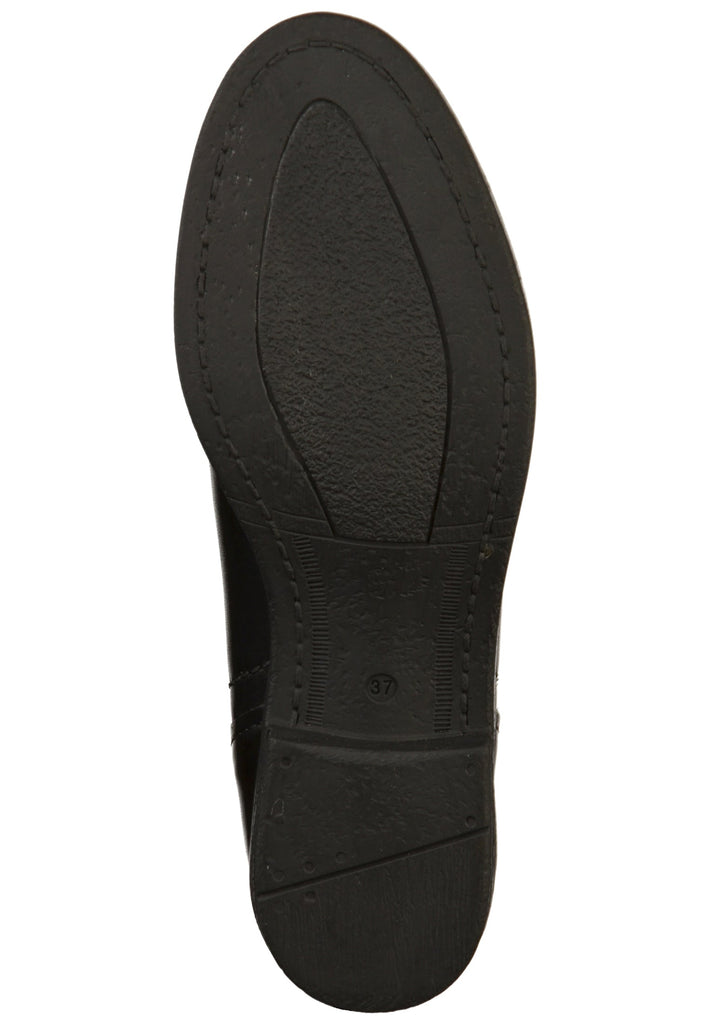 Tamaris Stiefelette Leder Schwarz - surf4shoes