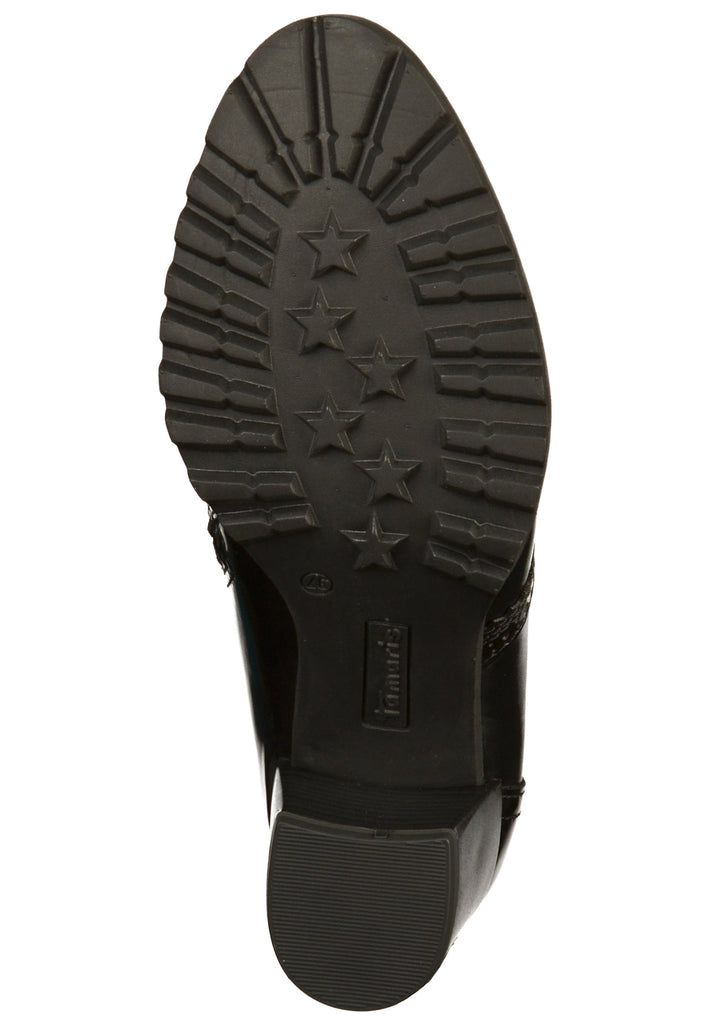Tamaris Stiefelette Leder Schwarz - surf4shoes