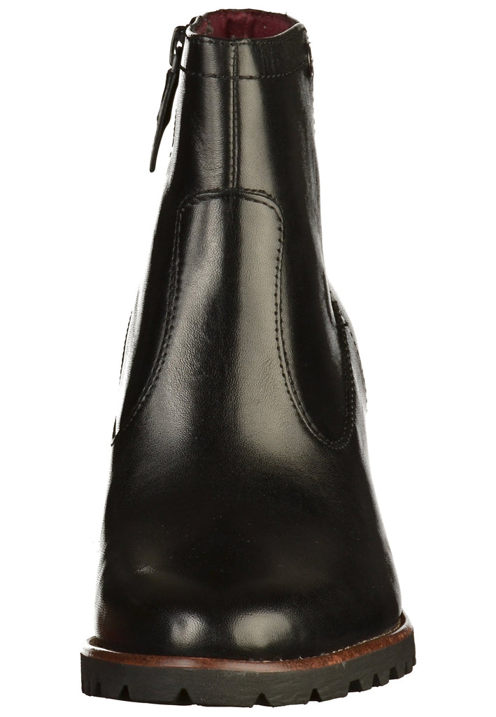 Tamaris Stiefelette Leder Schwarz - surf4shoes