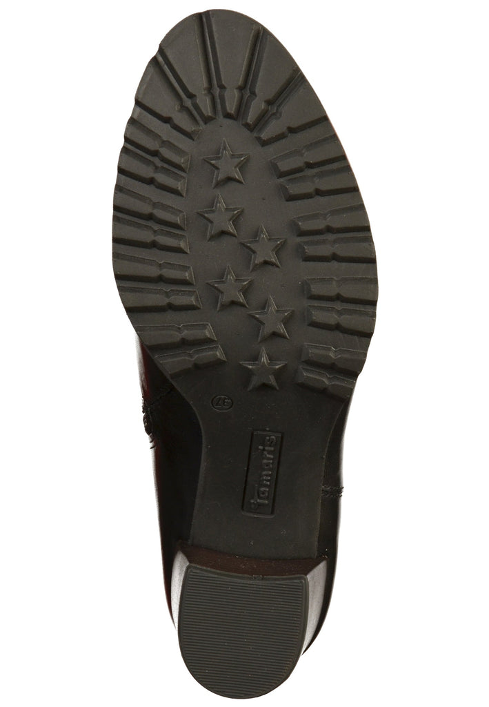 Tamaris Stiefelette Leder Schwarz - surf4shoes