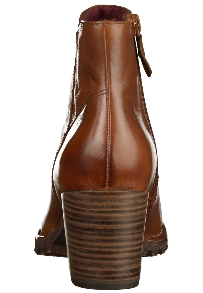 Tamaris Stiefelette Leder Braun - surf4shoes