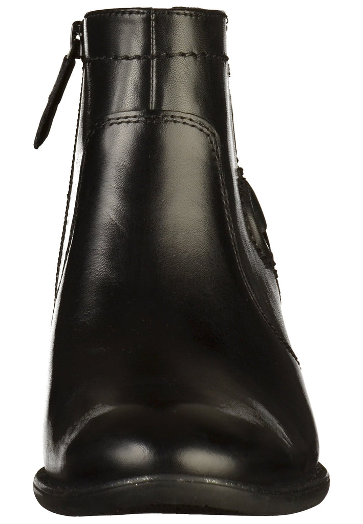 Tamaris Stiefelette Leder/Textil Schwarz - surf4shoes