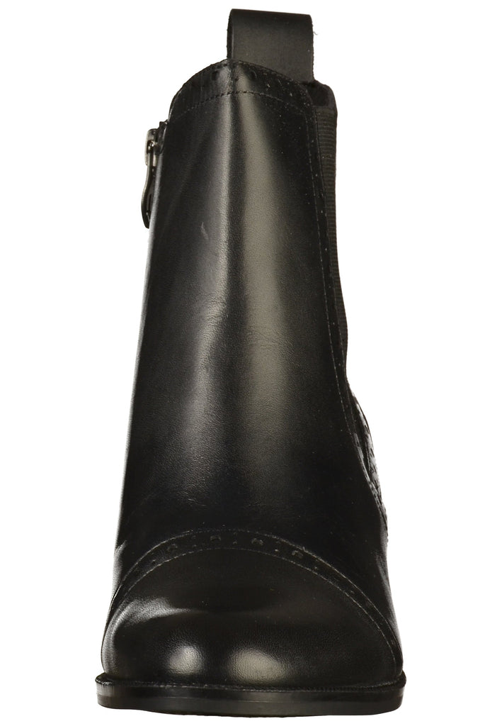 Tamaris Stiefelette Leder Schwarz - surf4shoes