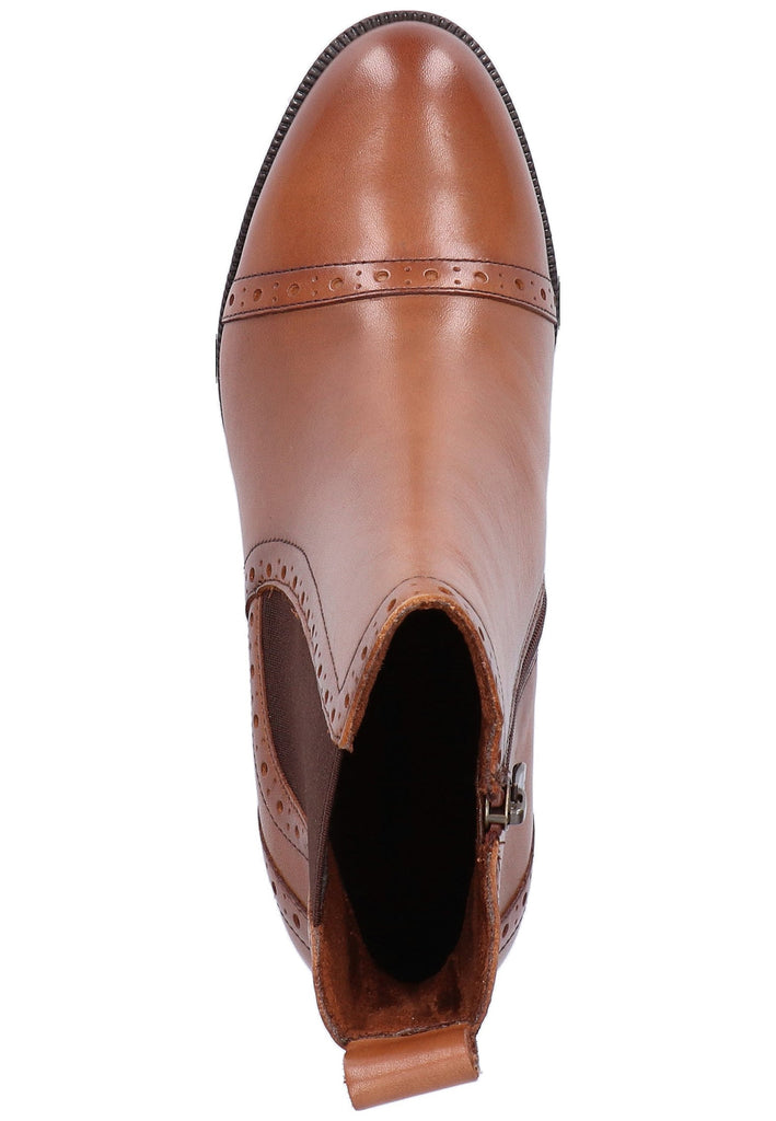 Tamaris Stiefelette Leder Braun - surf4shoes