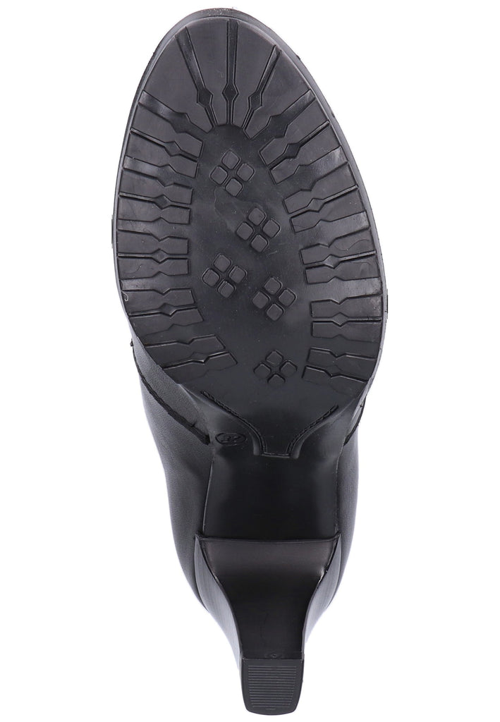 Tamaris Stiefelette Leder Schwarz - surf4shoes