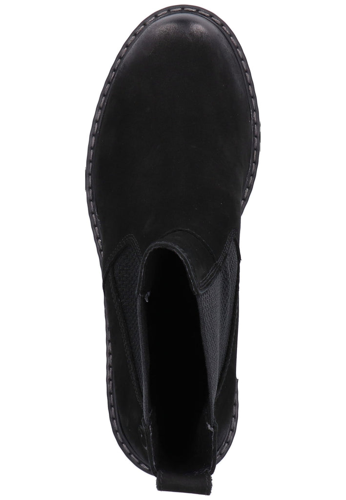 Tamaris Stiefelette Leder Schwarz - surf4shoes