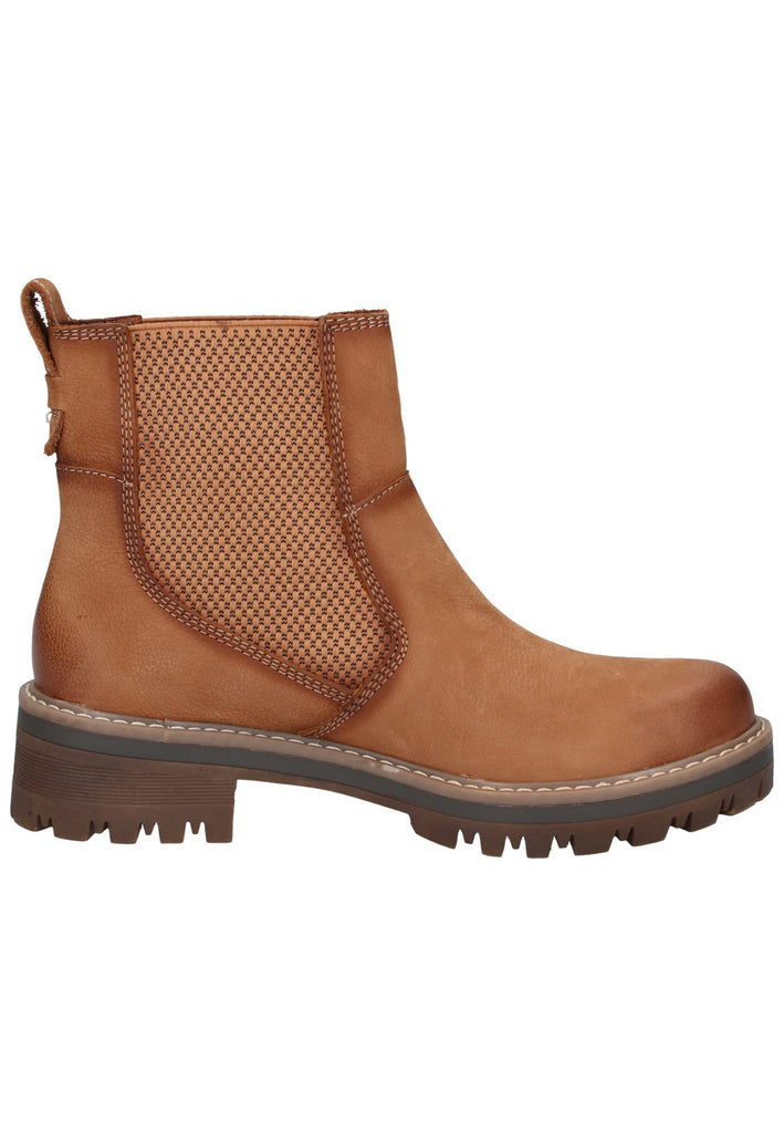 Tamaris Stiefelette Leder Braun - surf4shoes