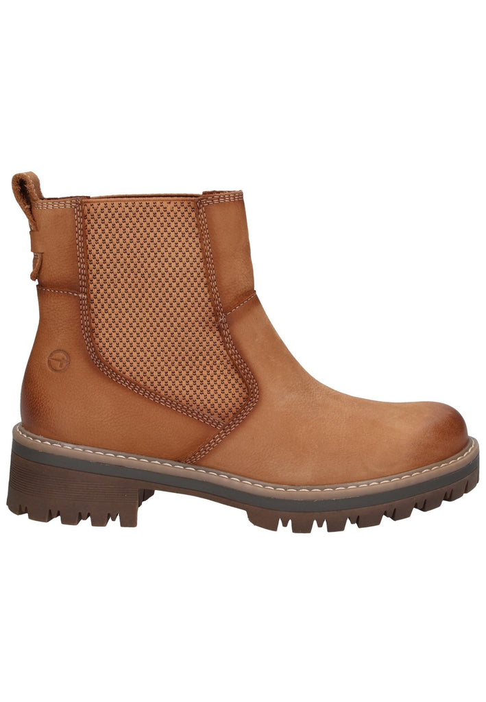 Tamaris Stiefelette Leder Braun - surf4shoes