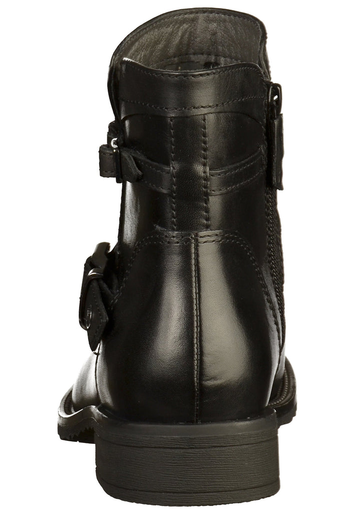Tamaris Stiefelette Leder Schwarz - surf4shoes