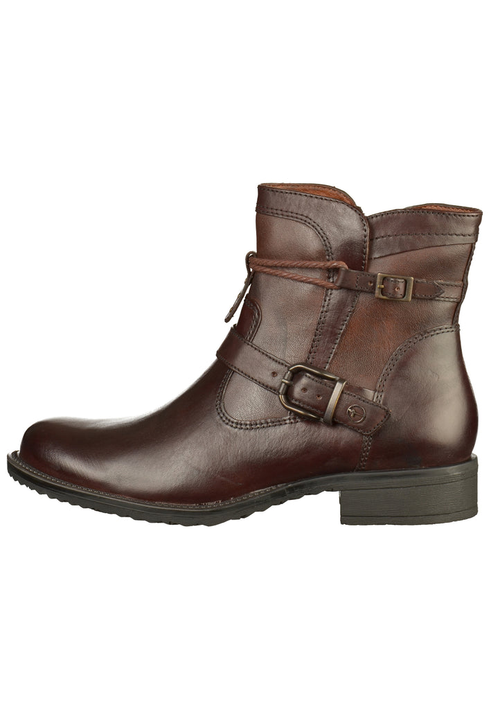 Tamaris Stiefelette Leder Mocca - surf4shoes