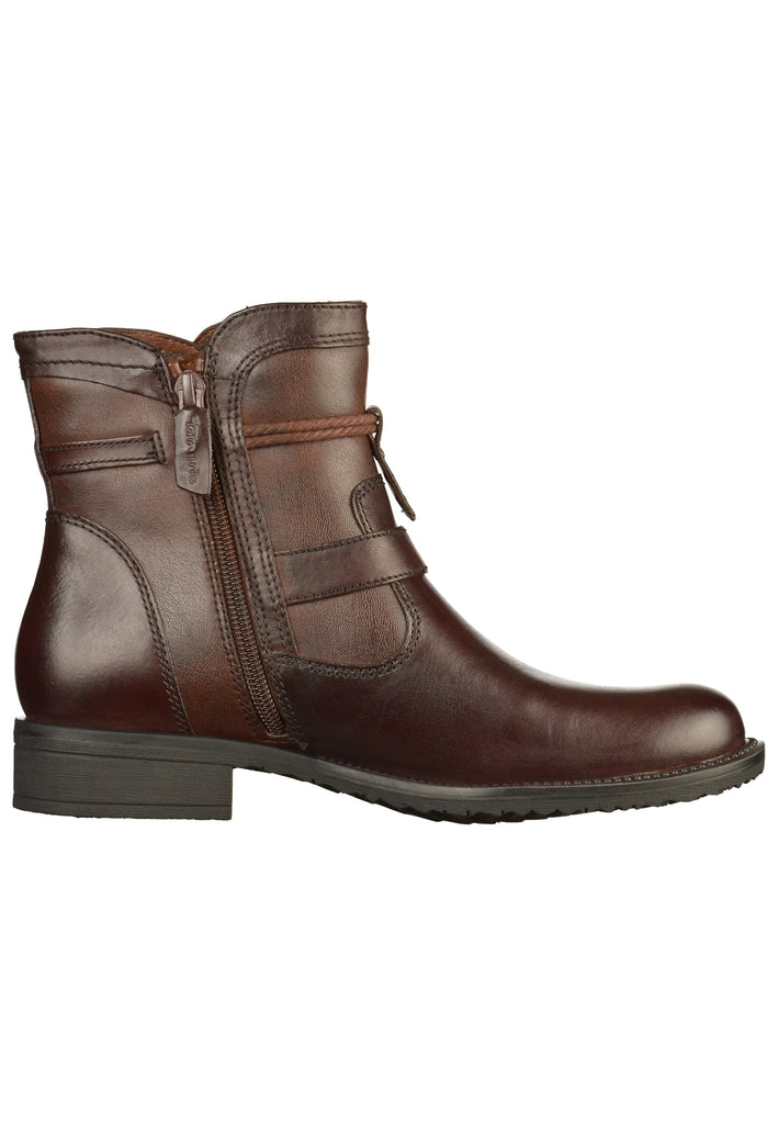 Tamaris Stiefelette Leder Mocca - surf4shoes