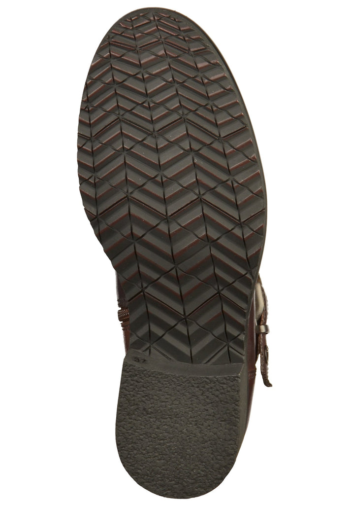Tamaris Stiefelette Leder Mocca - surf4shoes