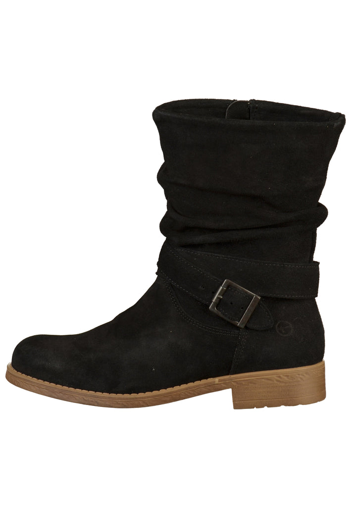 Tamaris Stiefel Leder Schwarz - surf4shoes