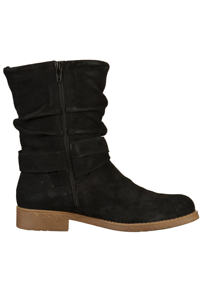 Tamaris Stiefel Leder Schwarz - surf4shoes