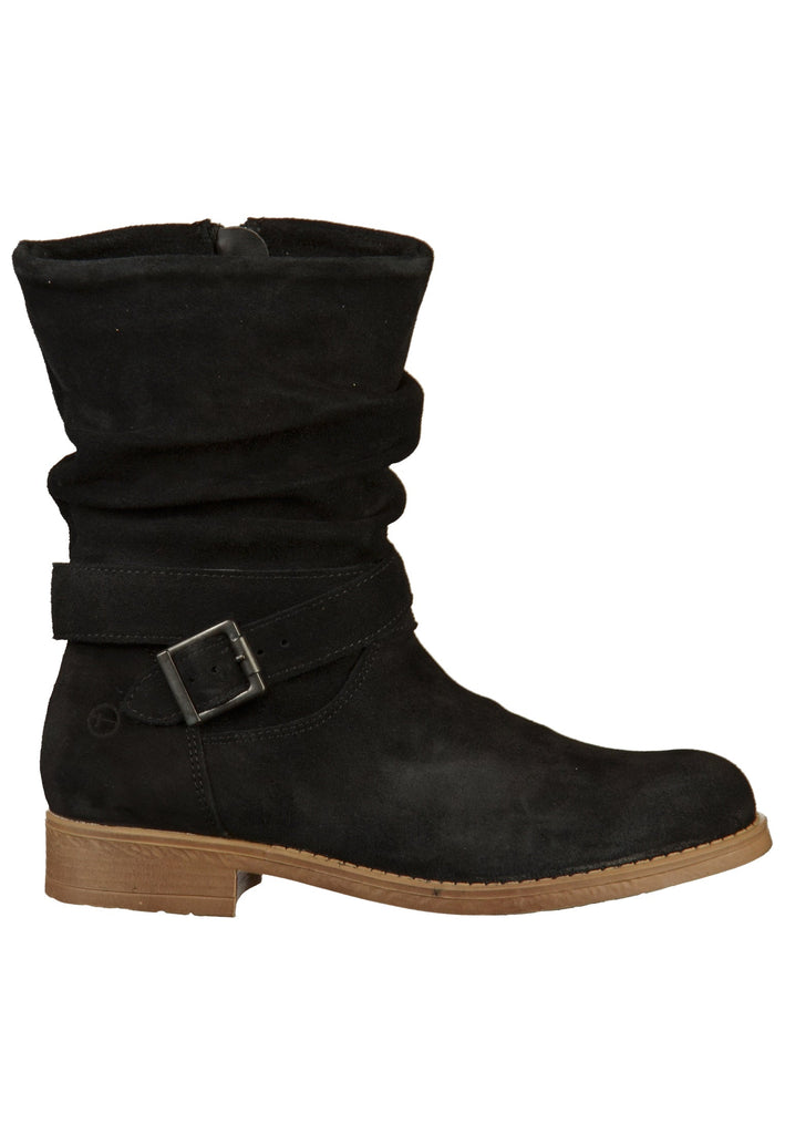 Tamaris Stiefel Leder Schwarz - surf4shoes