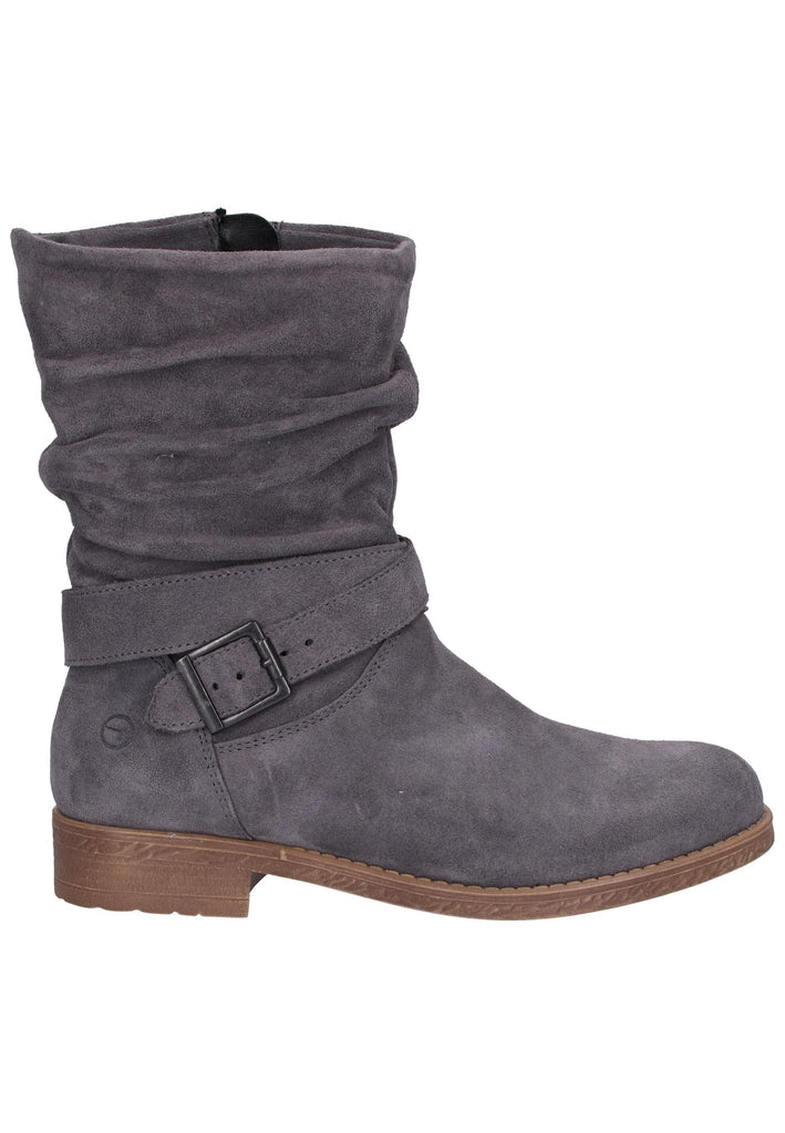 Tamaris Stiefel Leder Grau - surf4shoes