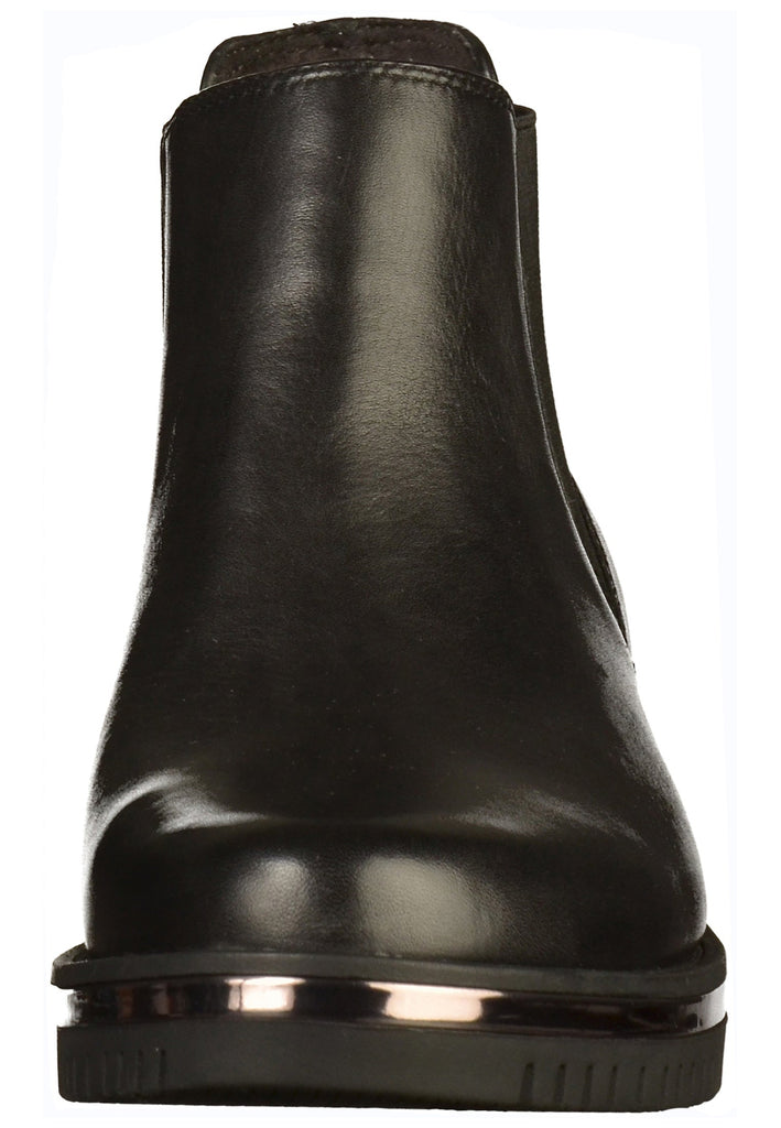 Tamaris Stiefelette Leder Schwarz - surf4shoes