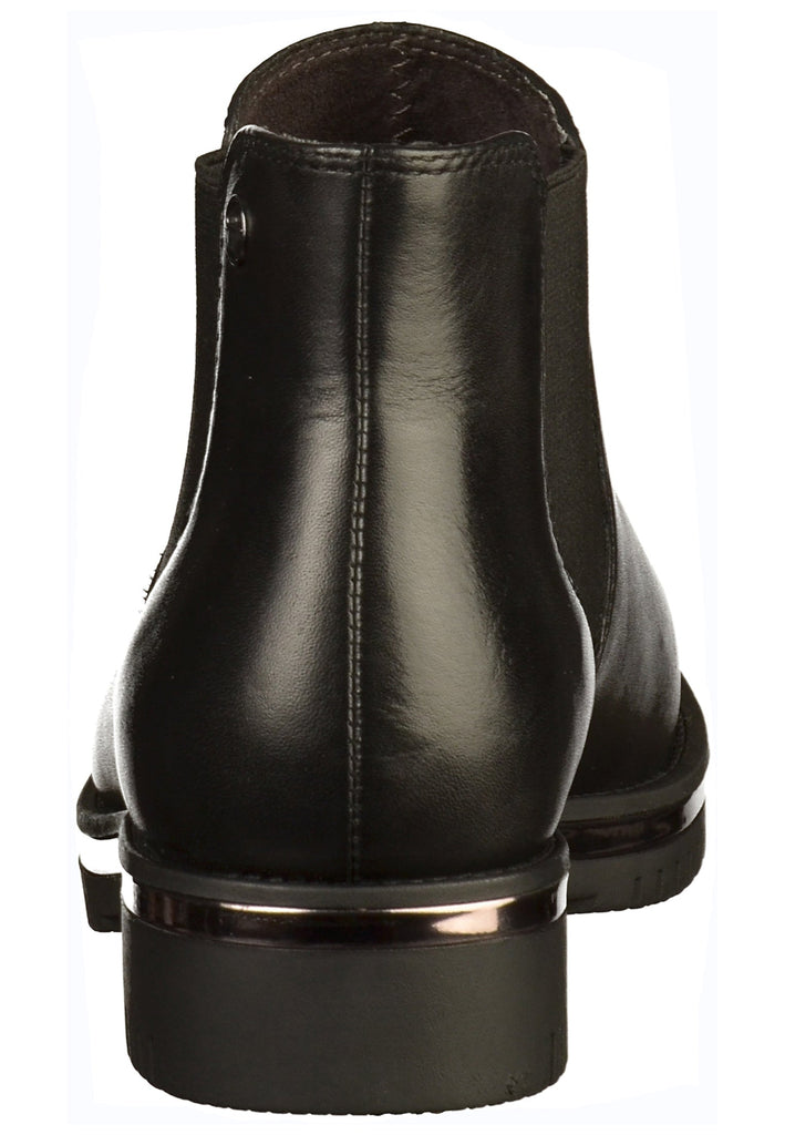 Tamaris Stiefelette Leder Schwarz - surf4shoes