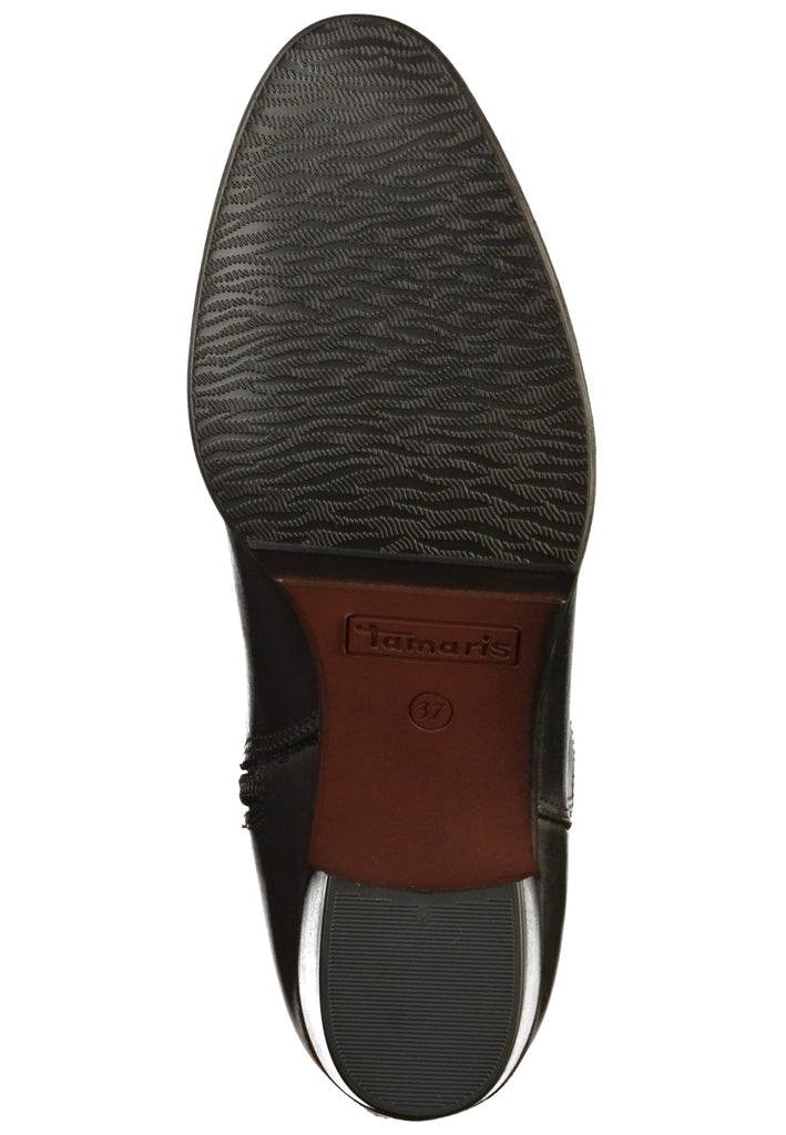 Tamaris Stiefel Leder Schwarz - surf4shoes