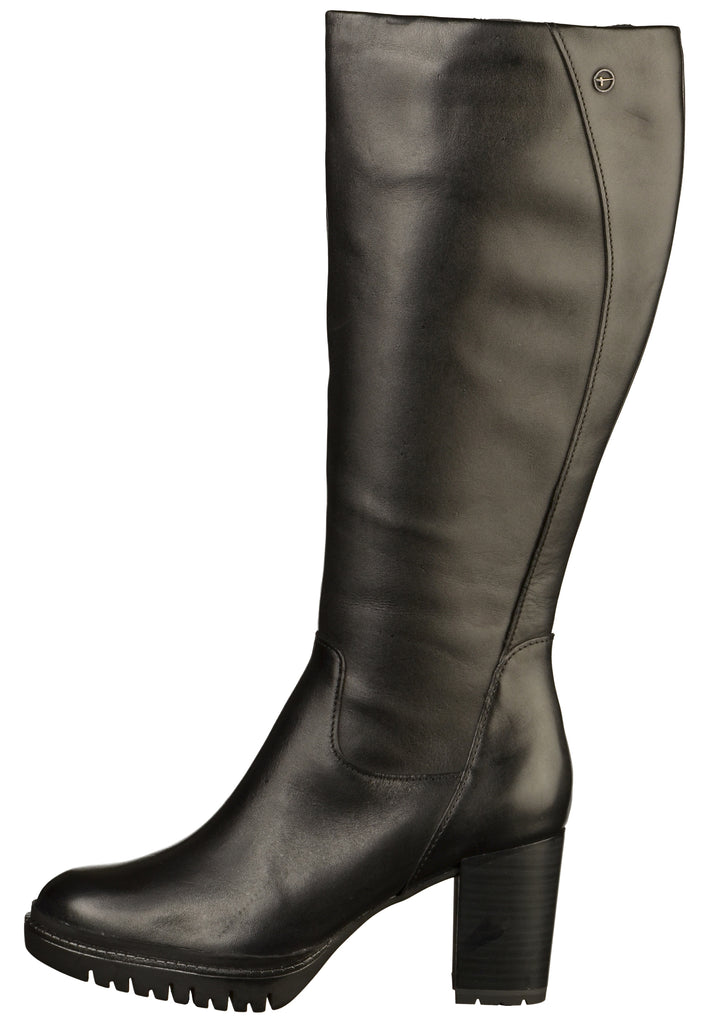 Tamaris Stiefel Leder Schwarz - surf4shoes