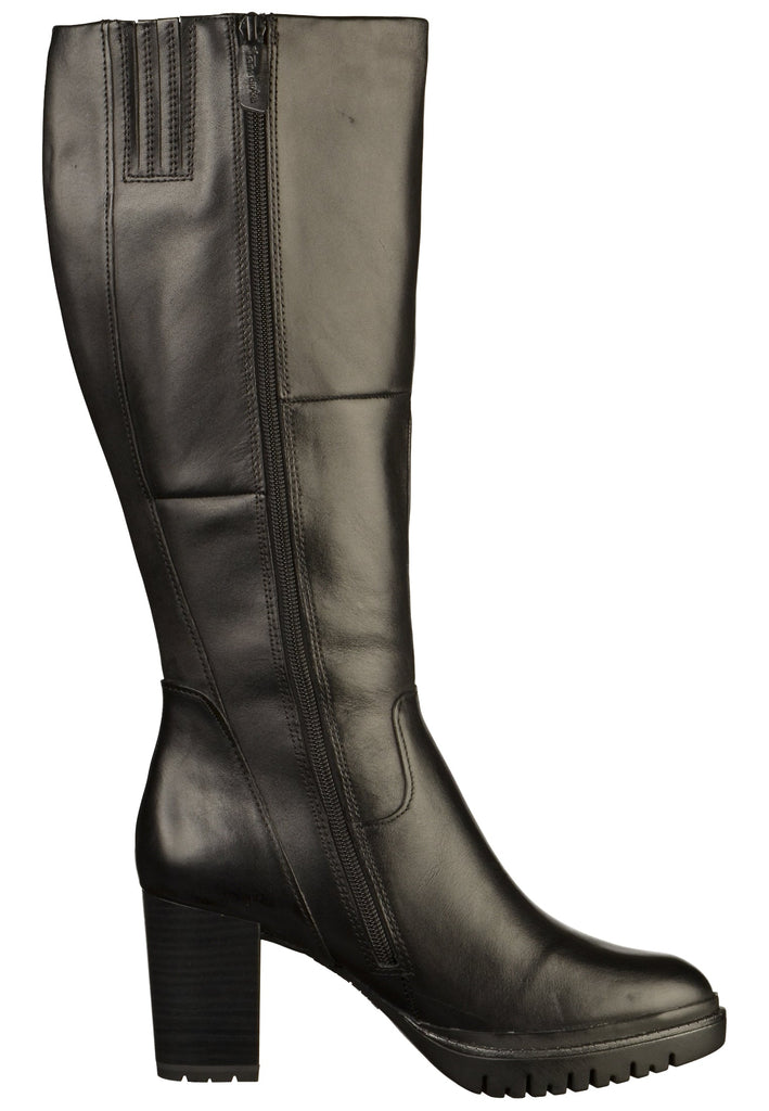 Tamaris Stiefel Leder Schwarz - surf4shoes