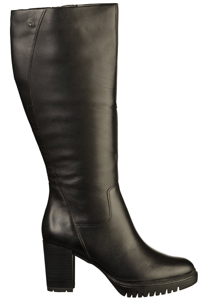 Tamaris Stiefel Leder Schwarz - surf4shoes