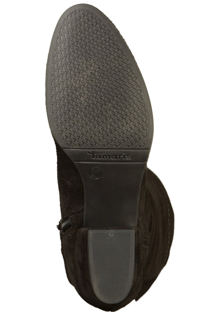 Tamaris Stiefel Leder Schwarz - surf4shoes