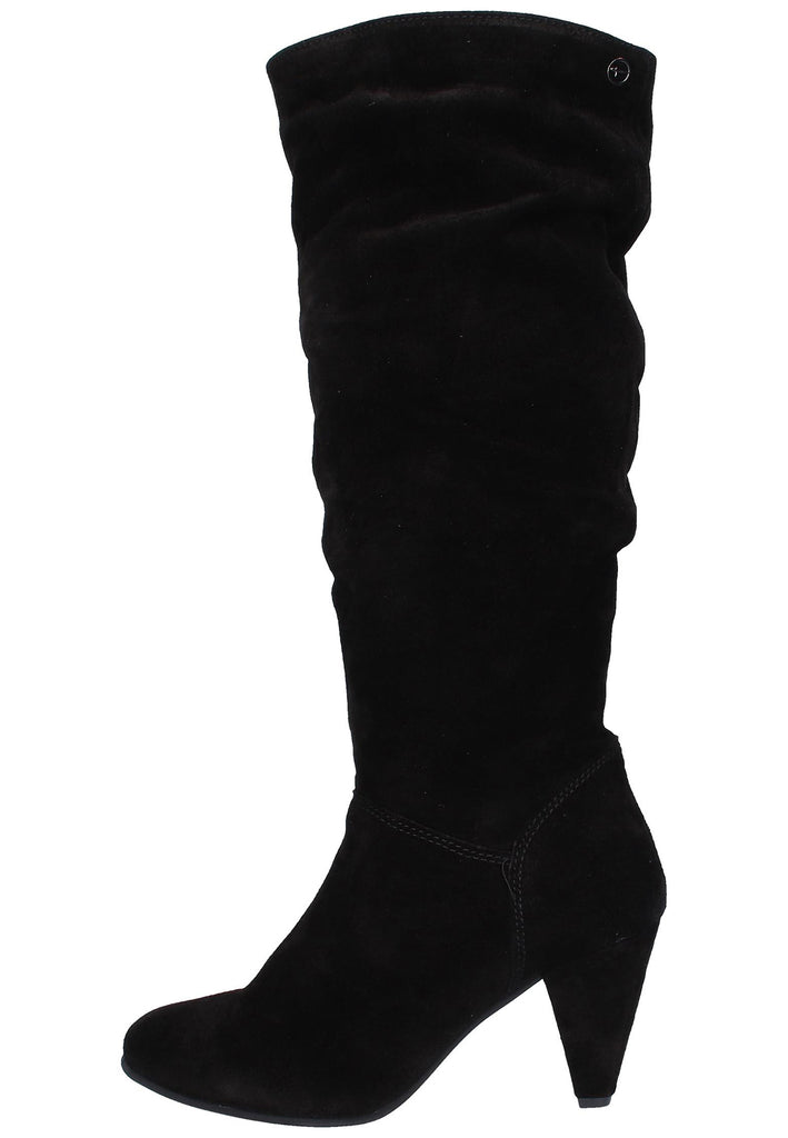 Tamaris Stiefel Leder Schwarz - surf4shoes