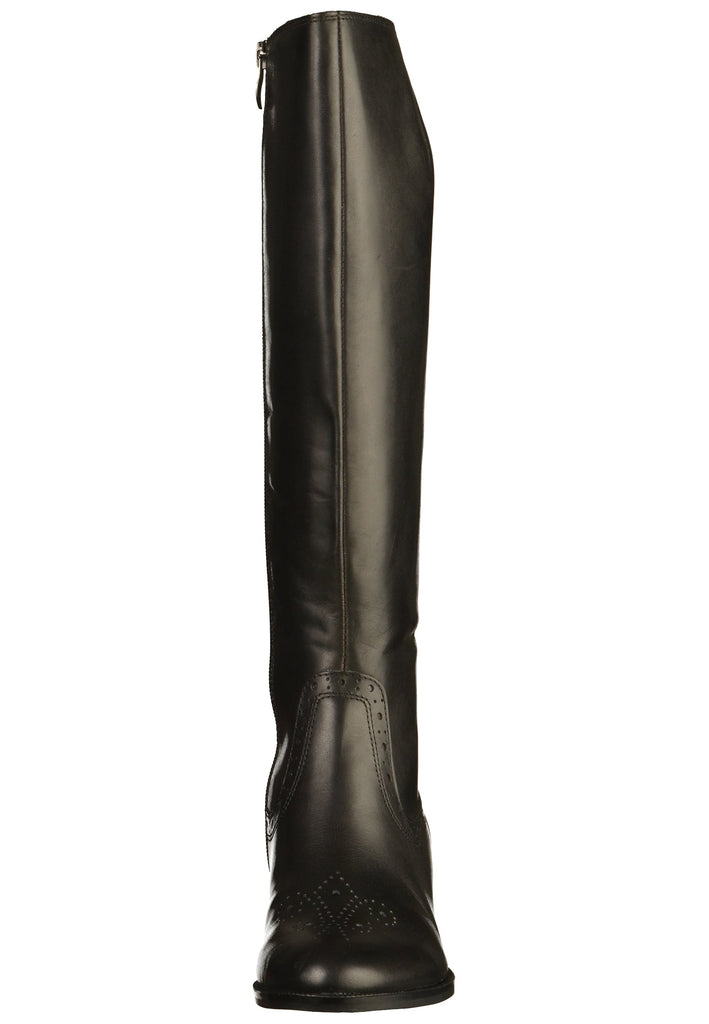 Tamaris Stiefel Leder Schwarz - surf4shoes