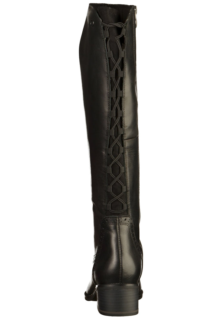 Tamaris Stiefel Leder Schwarz - surf4shoes