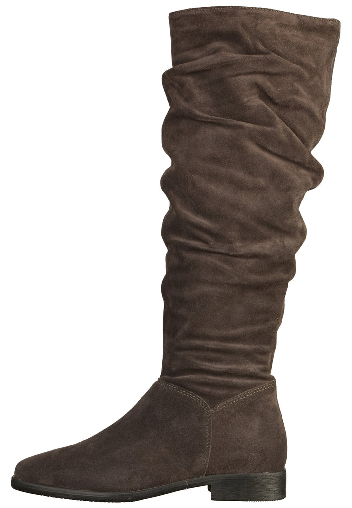 Tamaris Stiefel Leder Anthrazit - surf4shoes