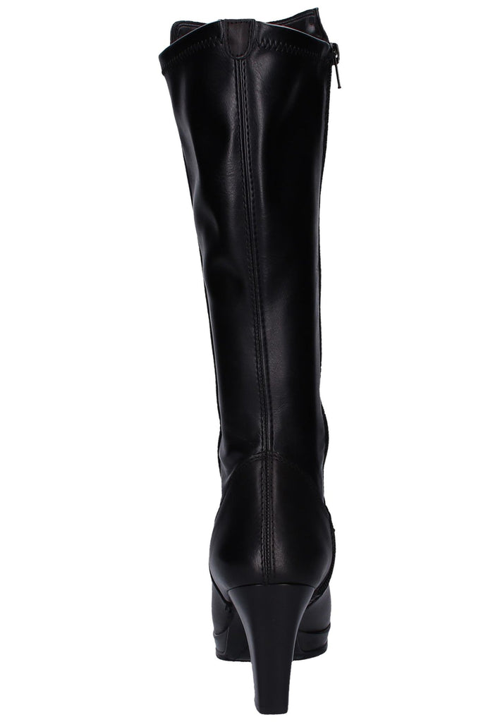 Tamaris Stiefel Leder Schwarz - surf4shoes