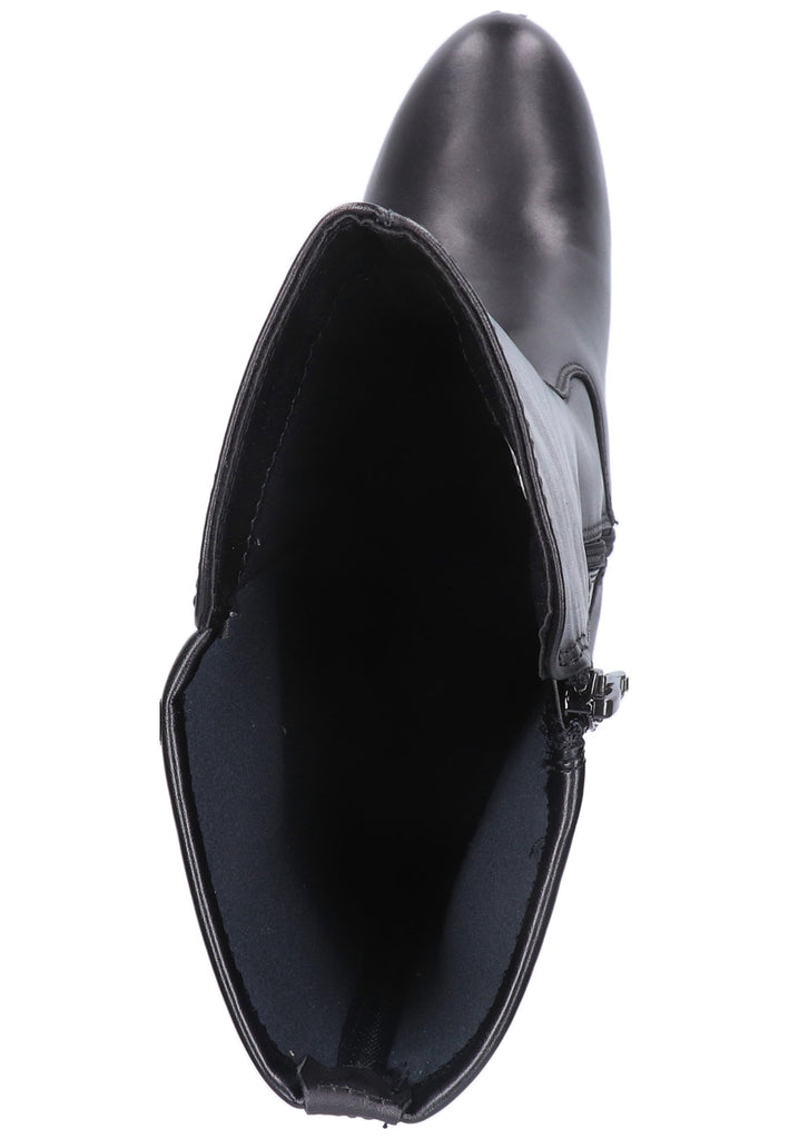 Tamaris Stiefel Leder Schwarz - surf4shoes