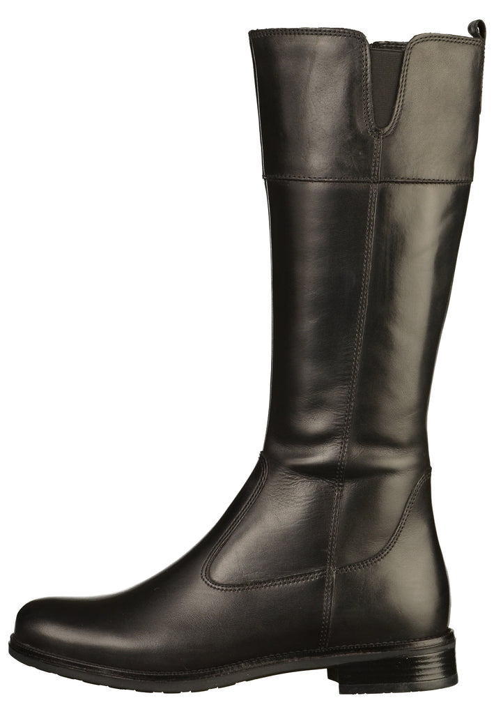 Tamaris Stiefel Leder Schwarz - surf4shoes