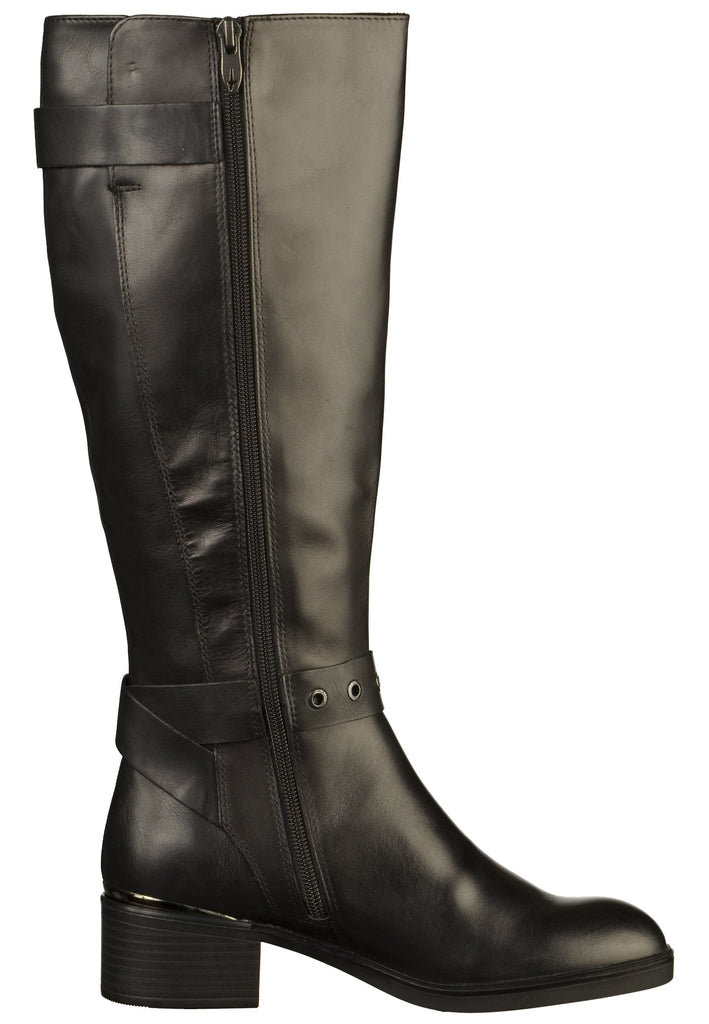 Tamaris Stiefel Leder Schwarz - surf4shoes