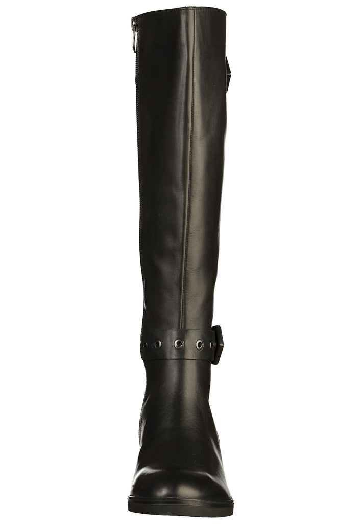 Tamaris Stiefel Leder Schwarz - surf4shoes