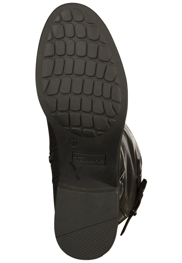 Tamaris Stiefel Leder Schwarz - surf4shoes
