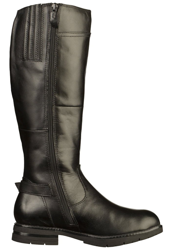 Tamaris Stiefel Leder Schwarz - surf4shoes