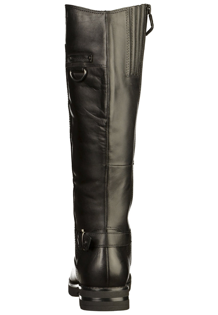 Tamaris Stiefel Leder Schwarz - surf4shoes