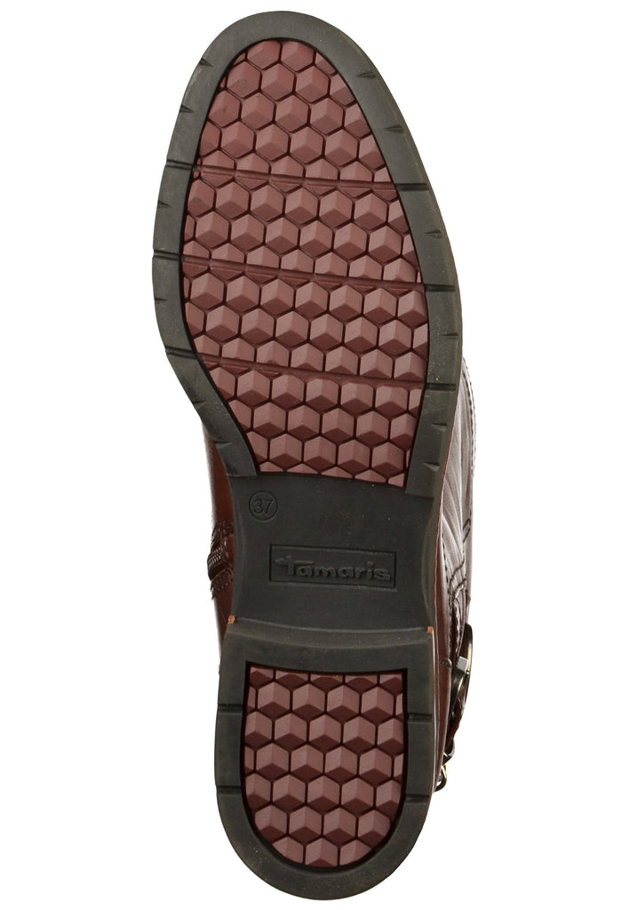 Tamaris Stiefel Leder Mocca - surf4shoes