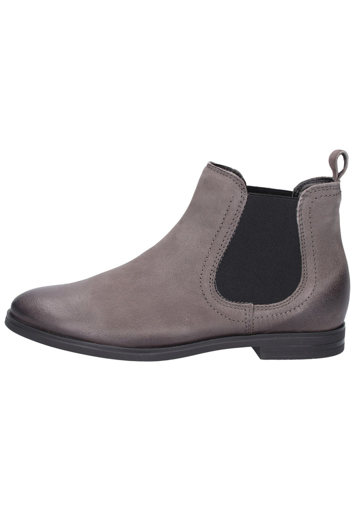 Tamaris Stiefelette Leder Grau - surf4shoes
