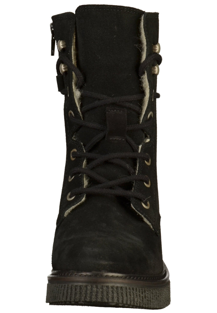 Tamaris Stiefelette Leder Schwarz - surf4shoes