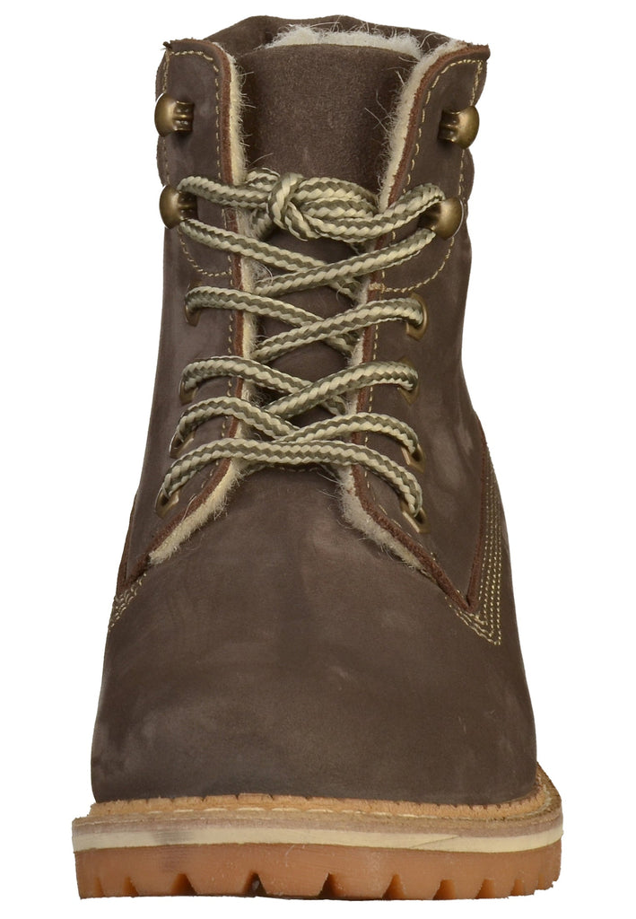 Tamaris Stiefelette Nubukleder Grau - surf4shoes