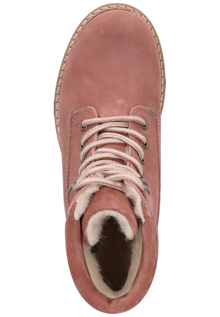 Tamaris Stiefelette Nubukleder Rosa - surf4shoes