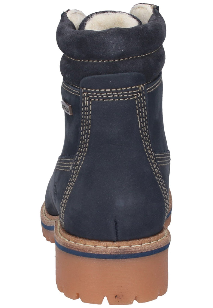 Tamaris Stiefelette Nubukleder Blau - surf4shoes