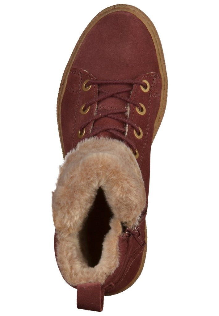 Tamaris Stiefelette Leder Bordeaux - surf4shoes