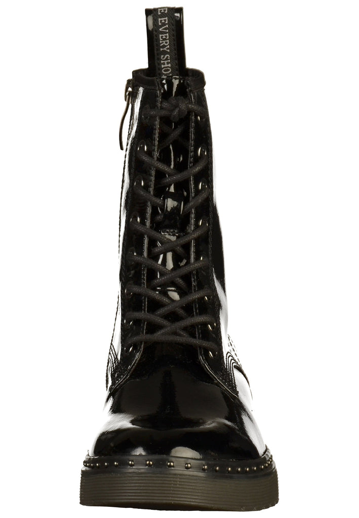 Tamaris Stiefelette Lederimitat Schwarz - surf4shoes