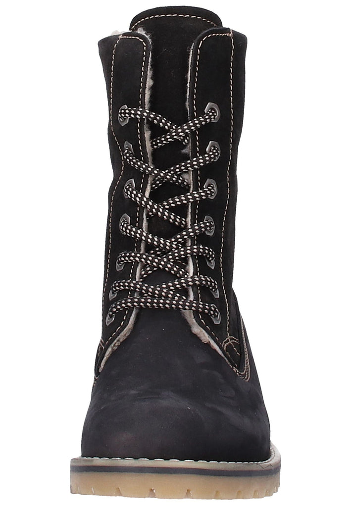 Tamaris Stiefelette Leder Schwarz - surf4shoes