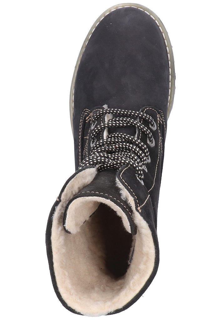 Tamaris Stiefelette Leder Schwarz - surf4shoes