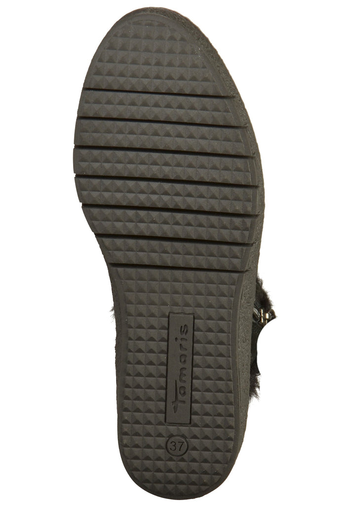 Tamaris Stiefelette Leder Schwarz - surf4shoes